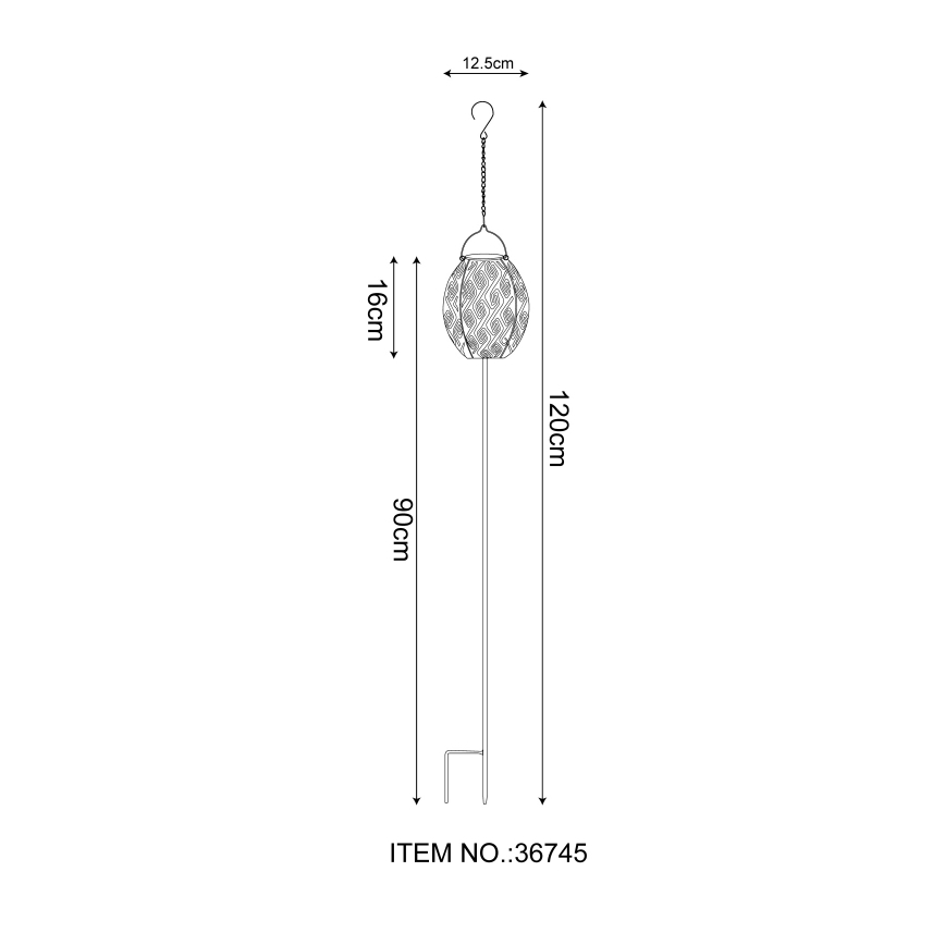 Globo - LED Solarno svetlo 3u1 LED/0,06W/3,2V 3000K IP44