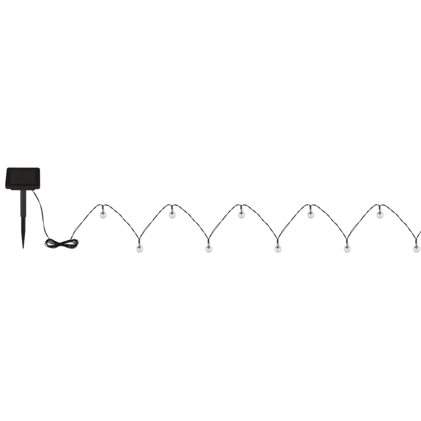 Globo - LED Solarni lanac 20xLED/0,06W/3,2V 285 cm IP44 600 mAh