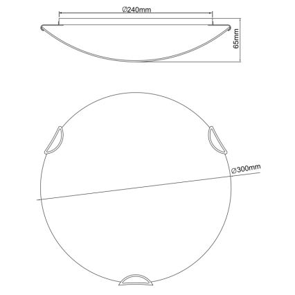 Globo - Dečija plafonjera 2xE27ILLU/60W/230V
