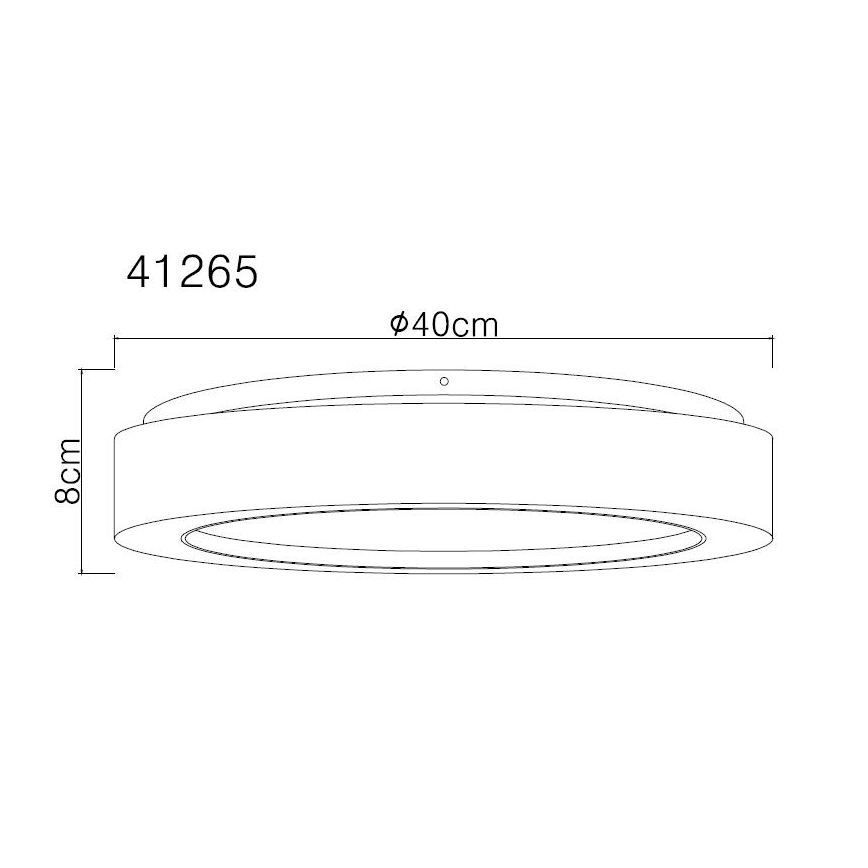 Globo - LED Plafonjera LED/24W/230V pr. 40 cm 3000K bela