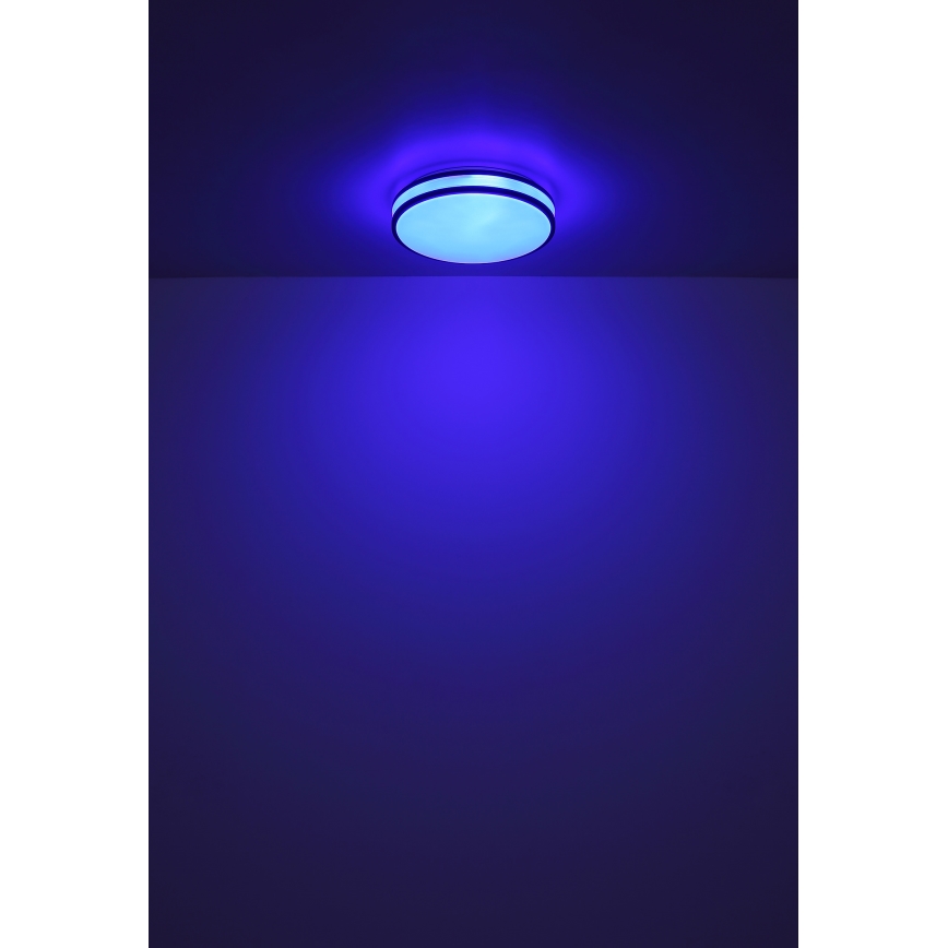 Globo - LED RGBW Prigušiva plafonjera LED/18W/230V 2700-6000K + Daljinski upravljač