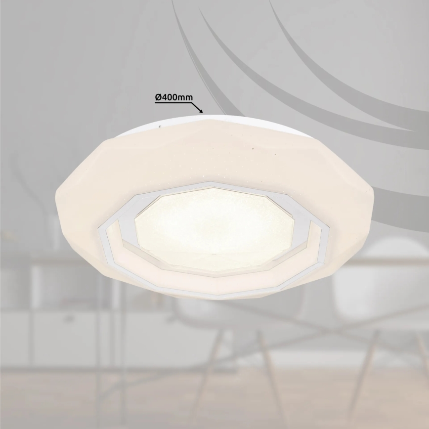 Globo - LED Prigušiva plafonjera LED/24W/230V 2700-6500K + Daljinski upravljač
