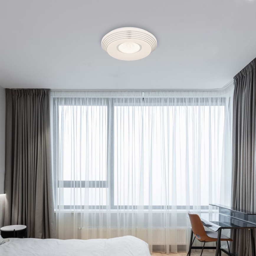 Globo - LED prigušiva plafonska svetiljka LED/24W/230V 2700-6500K + daljinski upravljač