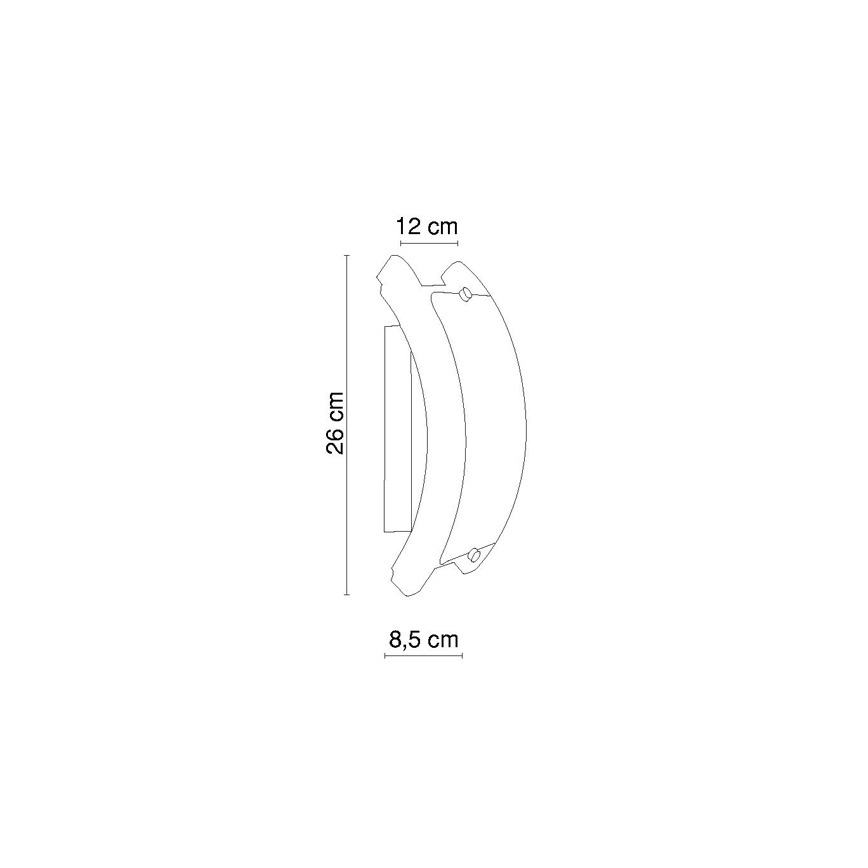 Globo - Zidna lampa 1xE14/40W/230V bor