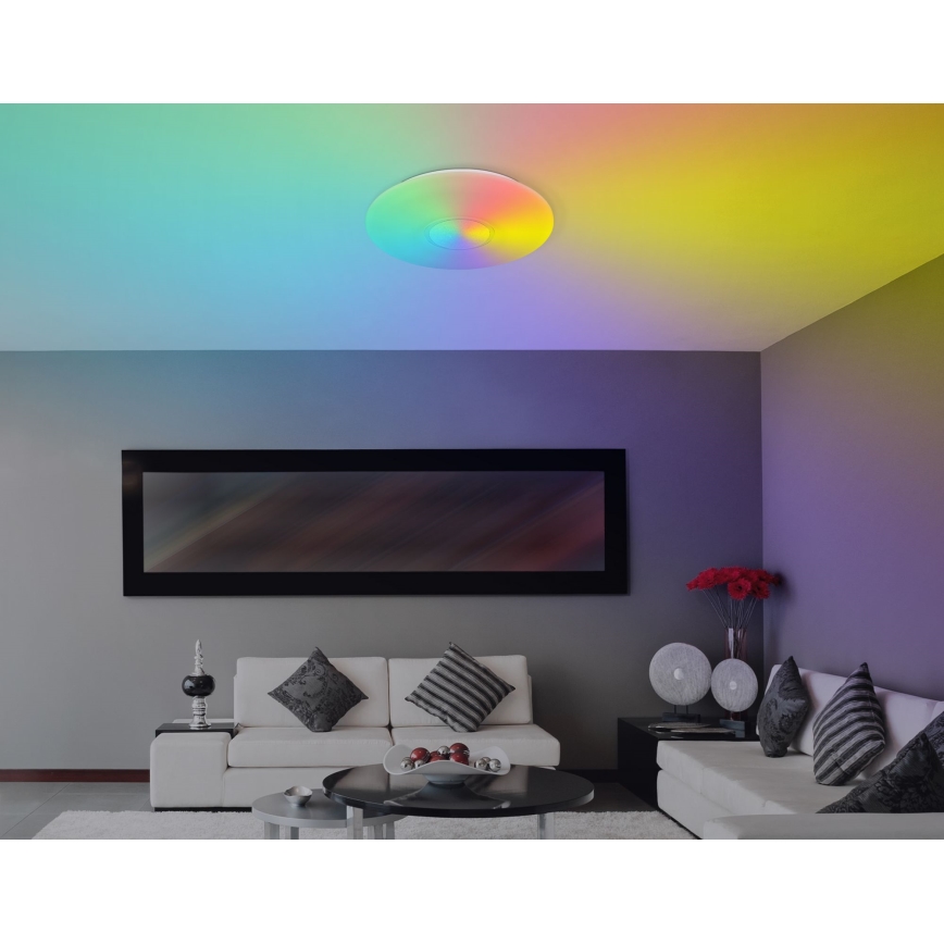 Globo - LED RGBW Prigušiva plafonjera LED/40W/230V 3000-6500K + Daljinski upravljač