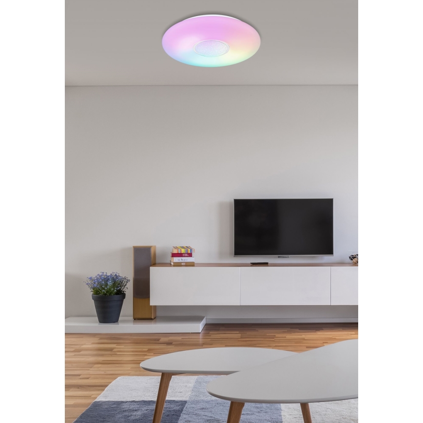 Globo - LED RGBW Prigušiva plafonjera LED/40W/230V 3000-6500K + Daljinski upravljač