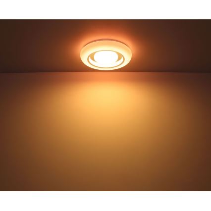 Globo - LED RGBW Prigušiva plafonjera LED/18W/230V 2700-6500K + Daljinski upravljač