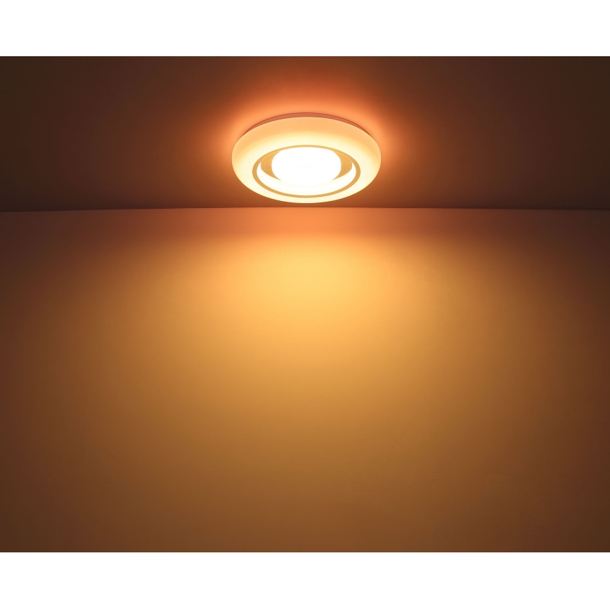 Globo - LED RGBW Prigušiva plafonjera LED/18W/230V 2700-6500K + Daljinski upravljač