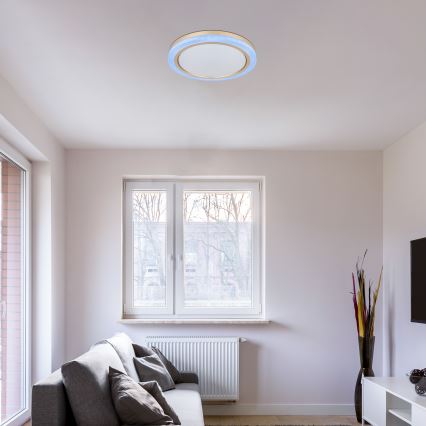 Globo - LED RGBW prigušiva plafonska svetiljka LED/20W/230V 2700-6500K + daljinski upravljač