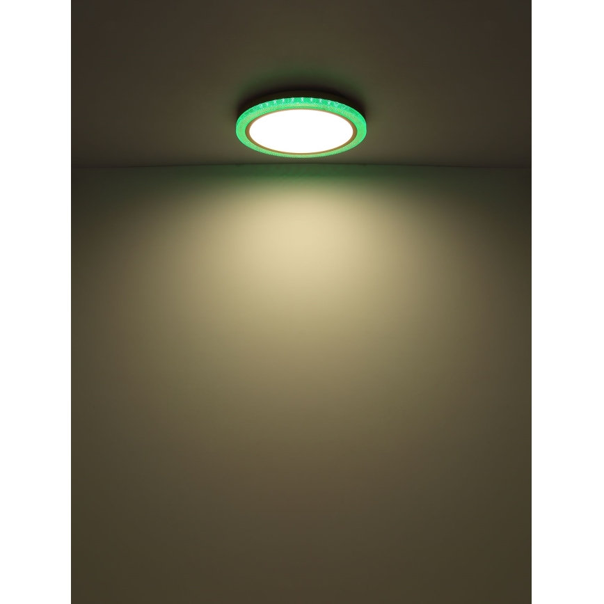 Globo - LED RGBW prigušiva plafonska svetiljka LED/20W/230V 2700-6500K + daljinski upravljač