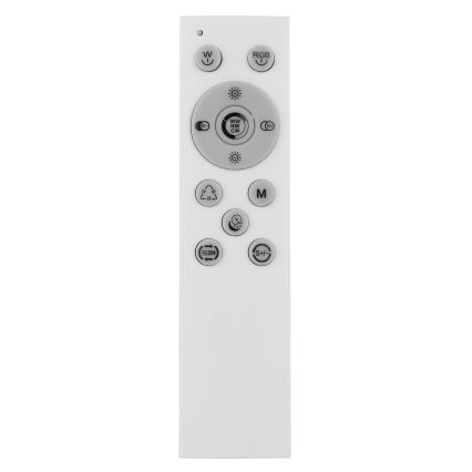Globo - LED RGBW prigušiva plafonska svetiljka LED/20W/230V 2700-6500K + daljinski upravljač