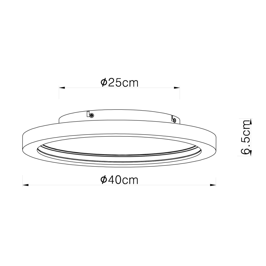 Globo - LED RGBW Prigušiva plafonjera LED/24W/230V 2700-6000K + Daljinski upravljač