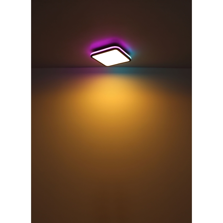 Globo - LED RGBW Prigušiva plafonjera LED/40W/230V 2700-6500K + Daljinski upravljač