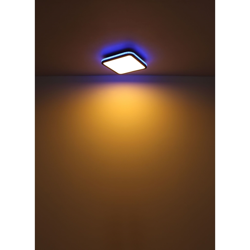 Globo - LED RGBW Prigušiva plafonjera LED/40W/230V 2700-6500K + Daljinski upravljač