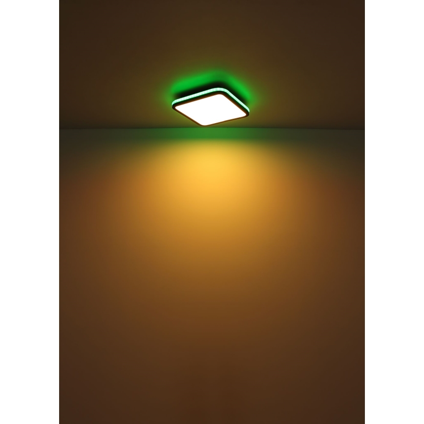 Globo - LED RGBW Prigušiva plafonjera LED/40W/230V 2700-6500K + Daljinski upravljač