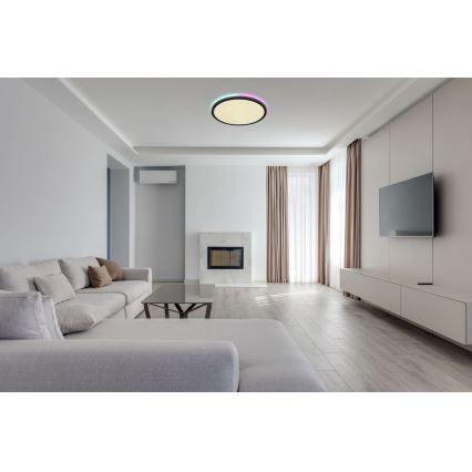 Globo - LED RGBW Prigušiva plafonjera LED/40W/230V 2700-6500K + Daljinski upravljač