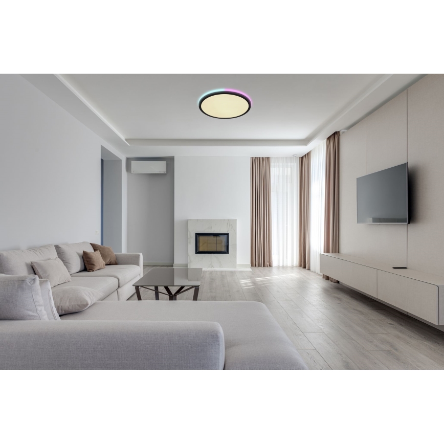 Globo - LED RGBW Prigušiva plafonjera LED/40W/230V 2700-6500K + Daljinski upravljač