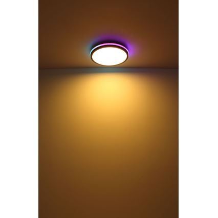 Globo - LED RGBW Prigušiva plafonjera LED/40W/230V 2700-6500K + Daljinski upravljač