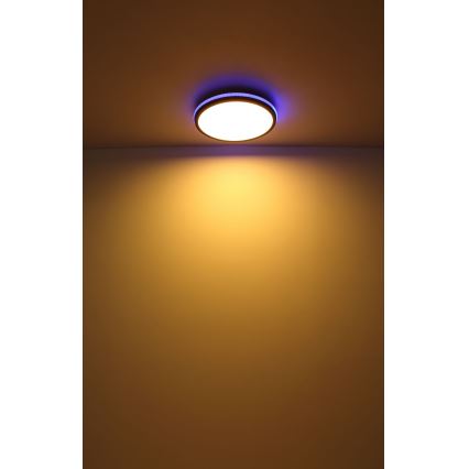Globo - LED RGBW Prigušiva plafonjera LED/40W/230V 2700-6500K + Daljinski upravljač