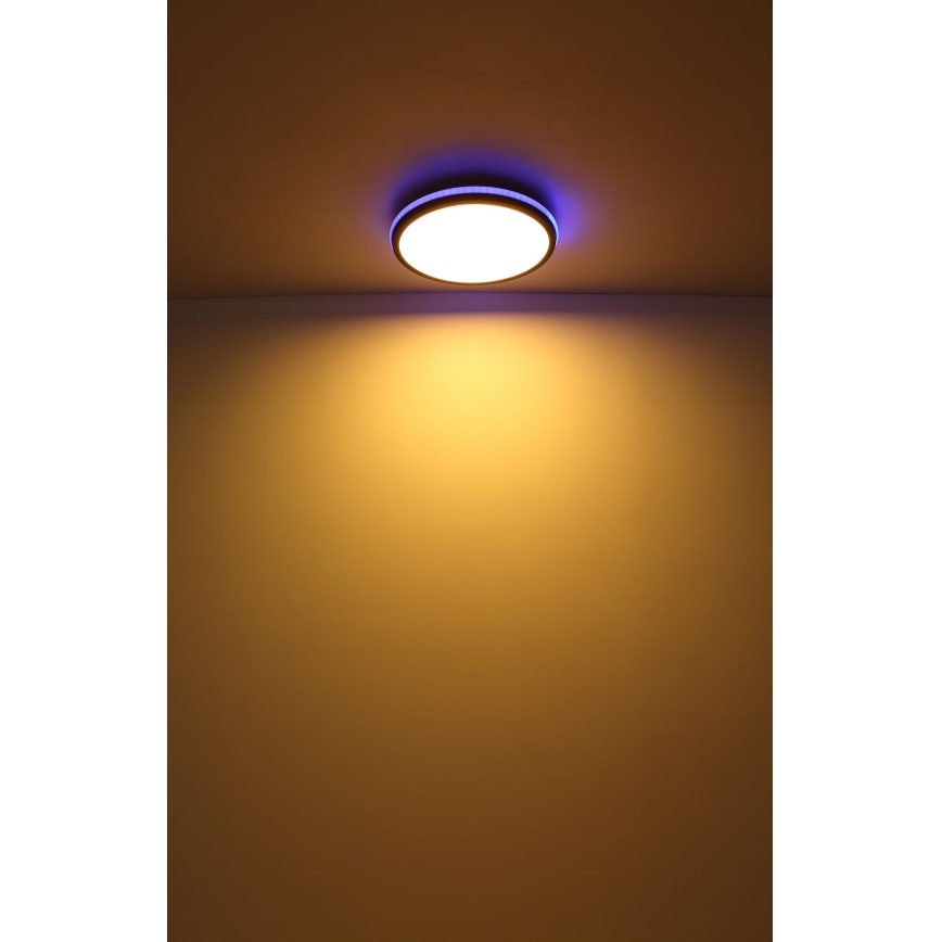 Globo - LED RGBW Prigušiva plafonjera LED/40W/230V 2700-6500K + Daljinski upravljač
