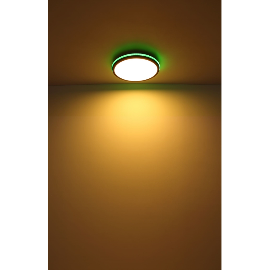 Globo - LED RGBW Prigušiva plafonjera LED/40W/230V 2700-6500K + Daljinski upravljač