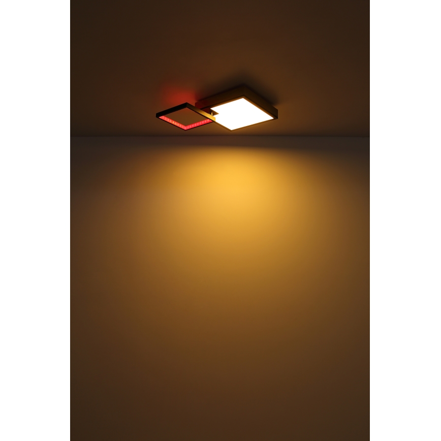 Globo - LED RGBW Prigušivo svetlo LED/21W/230V + LED/3W 2700-6500K + Daljinski upravljač