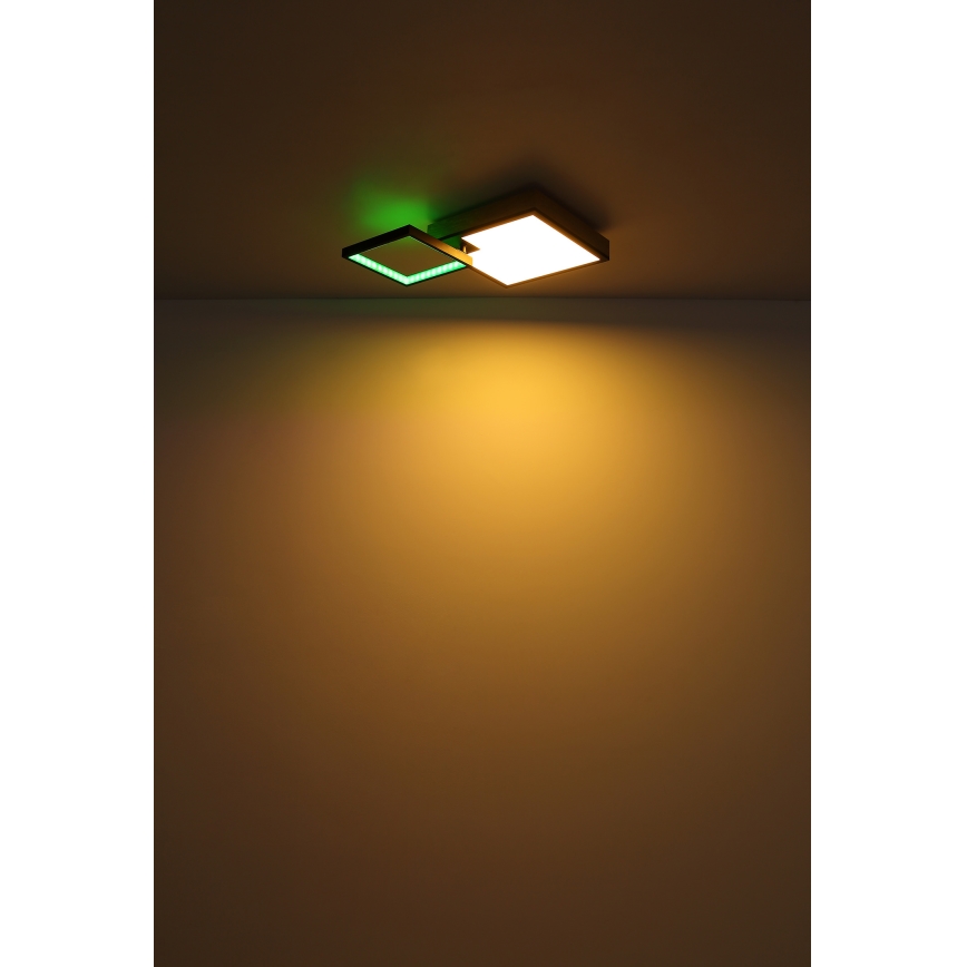 Globo - LED RGBW Prigušivo svetlo LED/21W/230V + LED/3W 2700-6500K + Daljinski upravljač