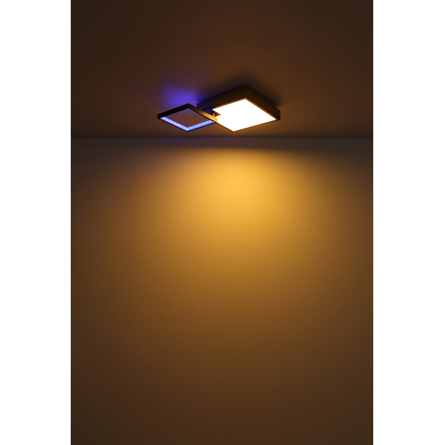 Globo - LED RGBW Prigušivo svetlo LED/21W/230V + LED/3W 2700-6500K + Daljinski upravljač