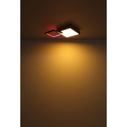Globo - LED RGBW Prigušivo svetlo LED/21W/230V + LED/3W 2700-6500K + Daljinski upravljač