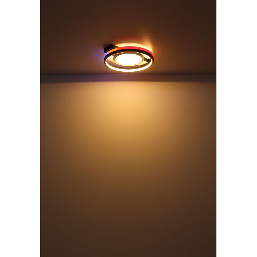 Globo - LED RGBW Prigušiva plafonjera LED/40W/230V 3000-6500K + Daljinski upravljač
