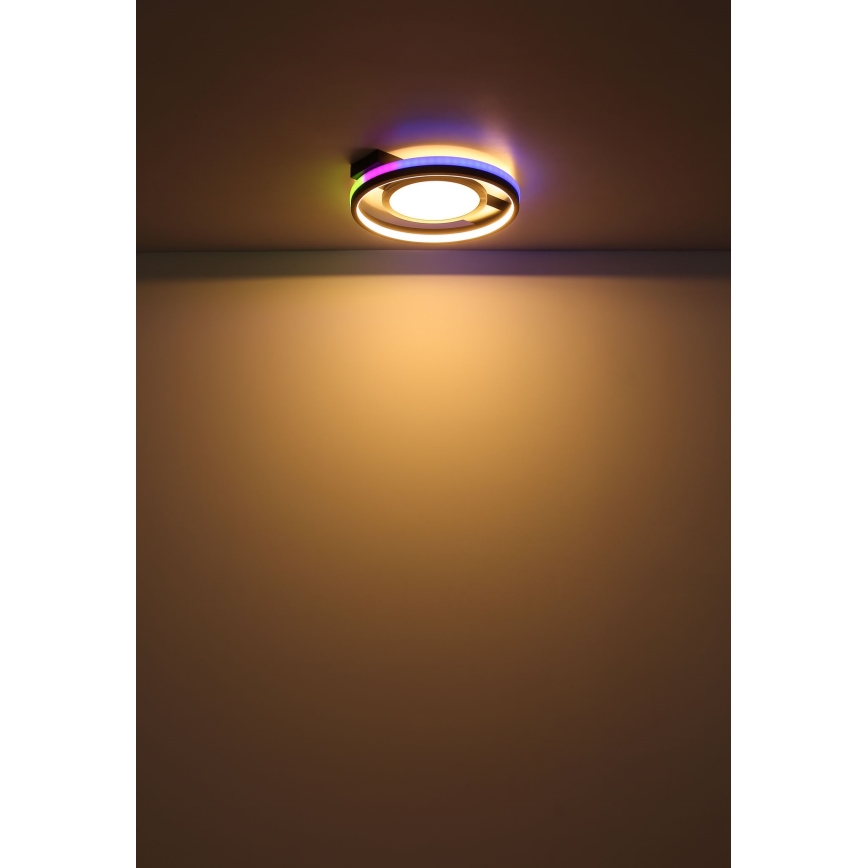 Globo - LED RGBW Prigušiva plafonjera LED/40W/230V 3000-6500K + Daljinski upravljač