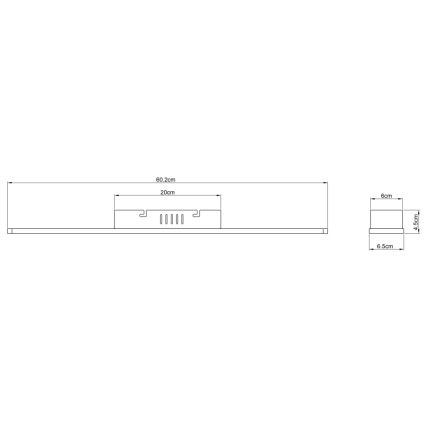 Globo - LED Plafonjera za kupatilo LED/12W/230V IP44