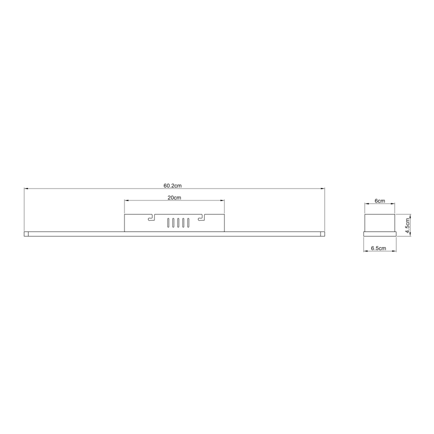 Globo - LED Plafonjera za kupatilo LED/12W/230V IP44