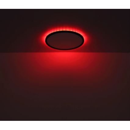 Globo - LED RGB Prigušiva plafonjera za kupatilo LED/18W/230V 3000-6000K + Daljinski upravljač IP44 crno