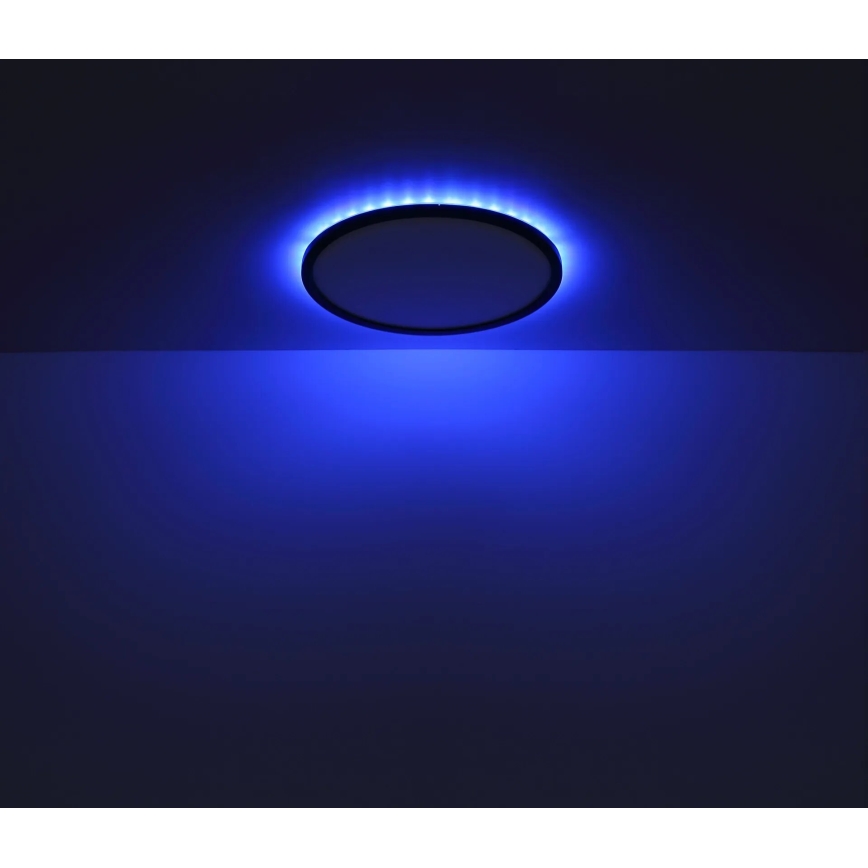 Globo - LED RGB Prigušiva plafonjera za kupatilo LED/18W/230V 3000-6000K + Daljinski upravljač IP44 crno