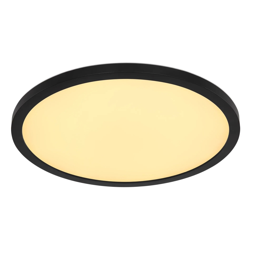 Globo - LED RGB Prigušiva plafonjera za kupatilo LED/18W/230V 3000-6000K + Daljinski upravljač IP44 crno