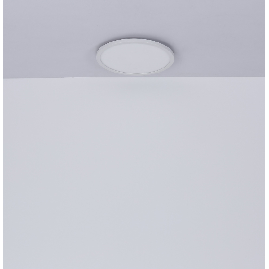 Globo - LED Prigušiva stropna svjetiljka za kupaonicu LED/18W/230V pr. 29,4 cm IP44 bijela