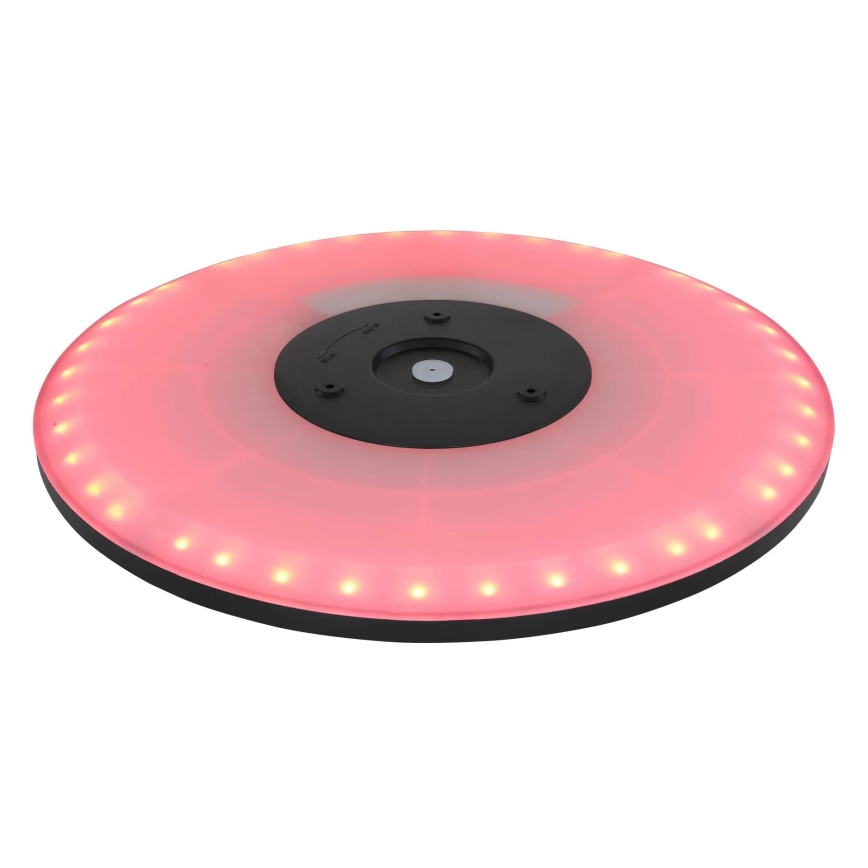 Globo - LED RGB Prigušiva plafonjera za kupatilo LED/21W/230V 3000-6000K + Daljinski upravljač IP44 crno