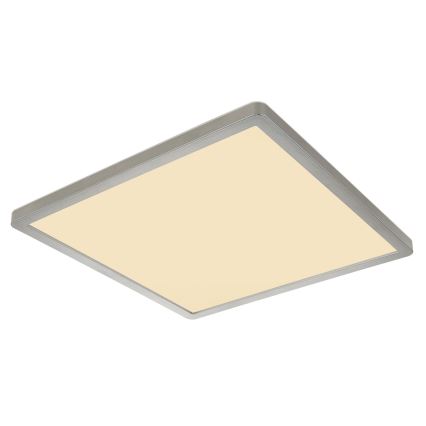Globo - LED Prigušiva plafonjera za kupatilo LED/18W/230V 29,4x29,4 cm IP44 mat krom