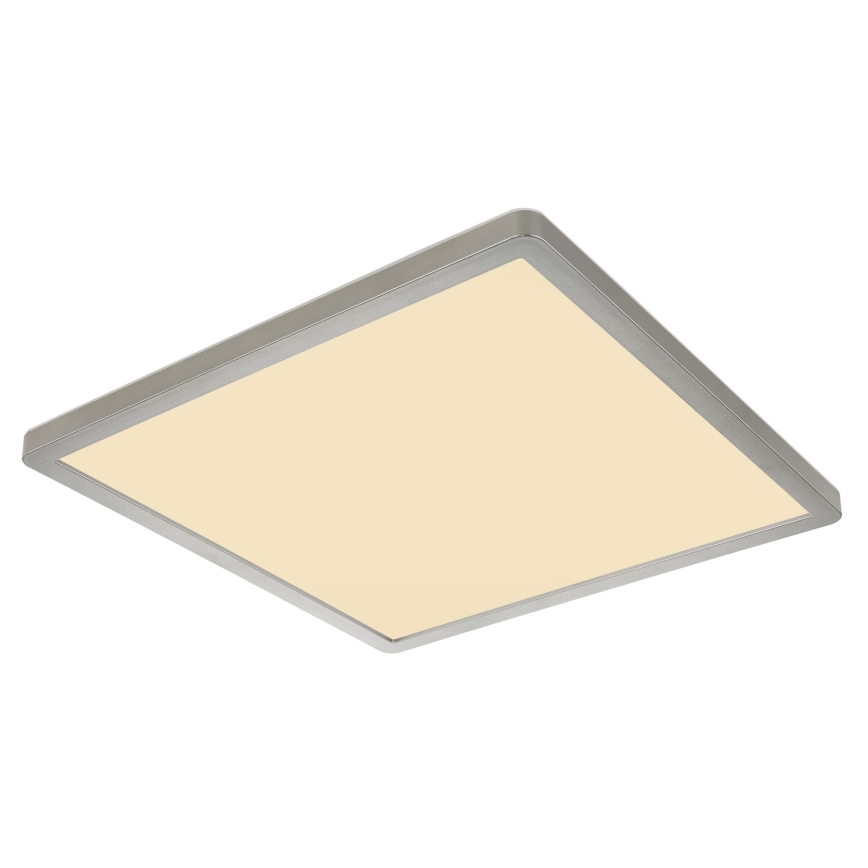 Globo - LED Prigušiva plafonjera za kupatilo LED/18W/230V 29,4x29,4 cm IP44 mat krom