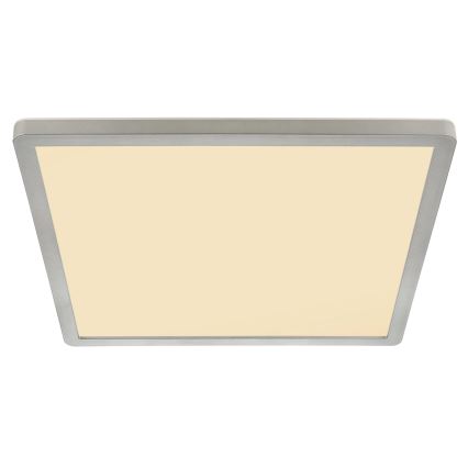 Globo - LED Prigušiva plafonjera za kupatilo LED/18W/230V 29,4x29,4 cm IP44 mat krom
