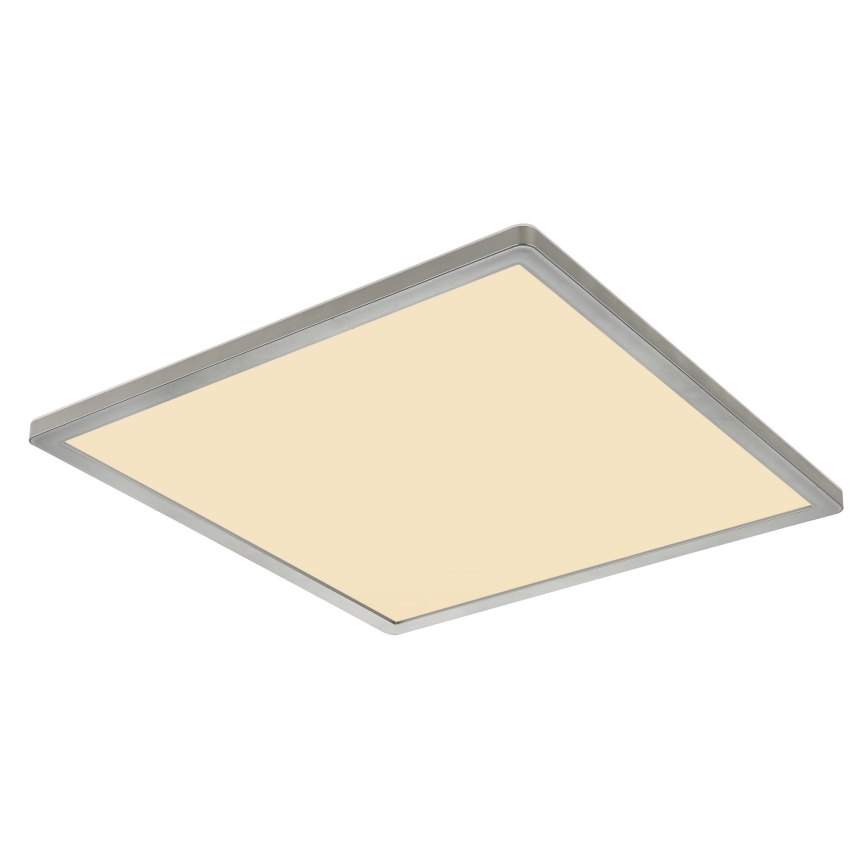 Globo - LED Prigušiva plafonjera za kupatilo LED/24W/230V 42x42 cm IP44 mat krom