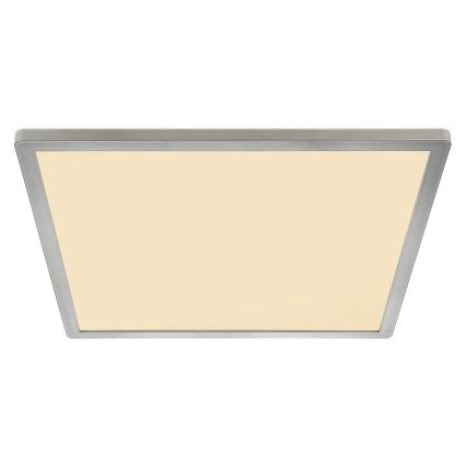 Globo - LED Prigušiva plafonjera za kupatilo LED/24W/230V 42x42 cm IP44 mat krom