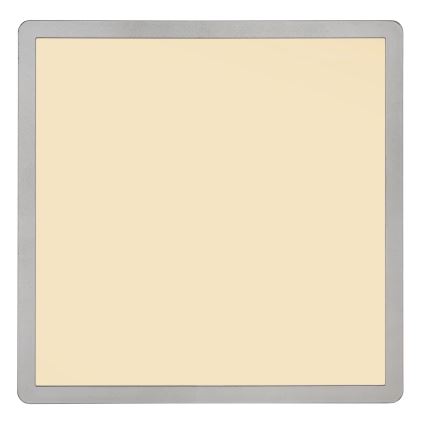Globo - LED Prigušiva plafonjera za kupatilo LED/24W/230V 42x42 cm IP44 mat krom