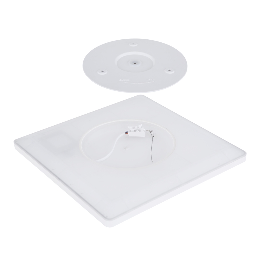 Globo - LED prigušiva kupatilska plafonska svetiljka LED/24W/230V 42x42 cm IP44 bela