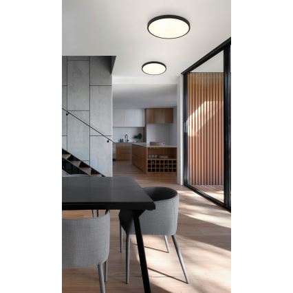 Globo - LED stropno svetlo LED/15W/230V 4000K prečnika 23 cm crna