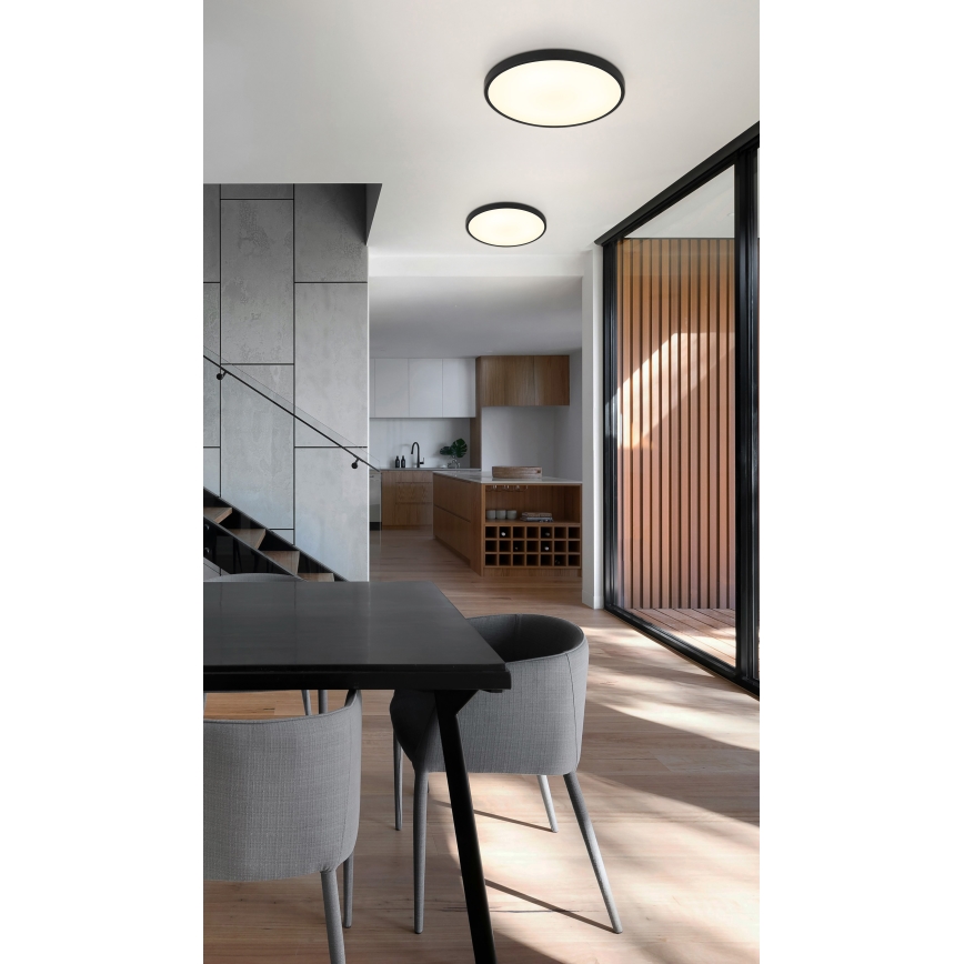 Globo - LED stropno svetlo LED/15W/230V 4000K prečnika 23 cm crna