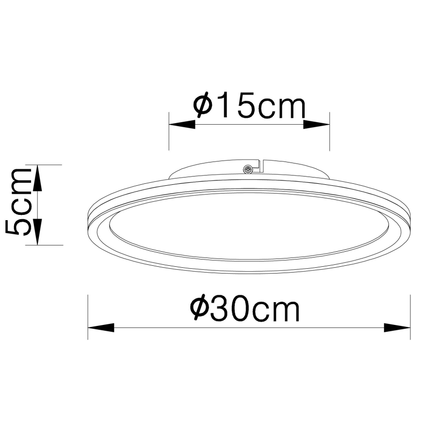 Globo - LED Plafonjera LED/30W/230V pr. 30 cm