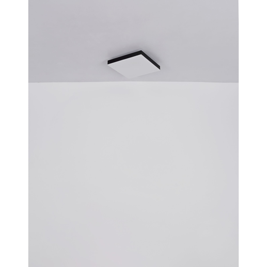 Globo - LED Plafonjera LED/18W/230V 30x30 cm crno