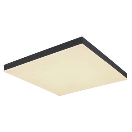 Globo - LED Prigušiva plafonjera LED/24W/230V 2700-6500K crno + Daljinski upravljač